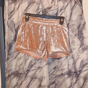 Women's pajama shorts XL light pink